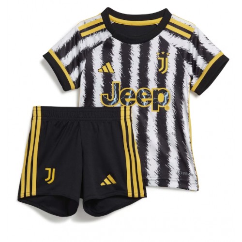Maillot de foot Juventus Domicile enfant 2023-24 Manches Courte (+ pantalon court)